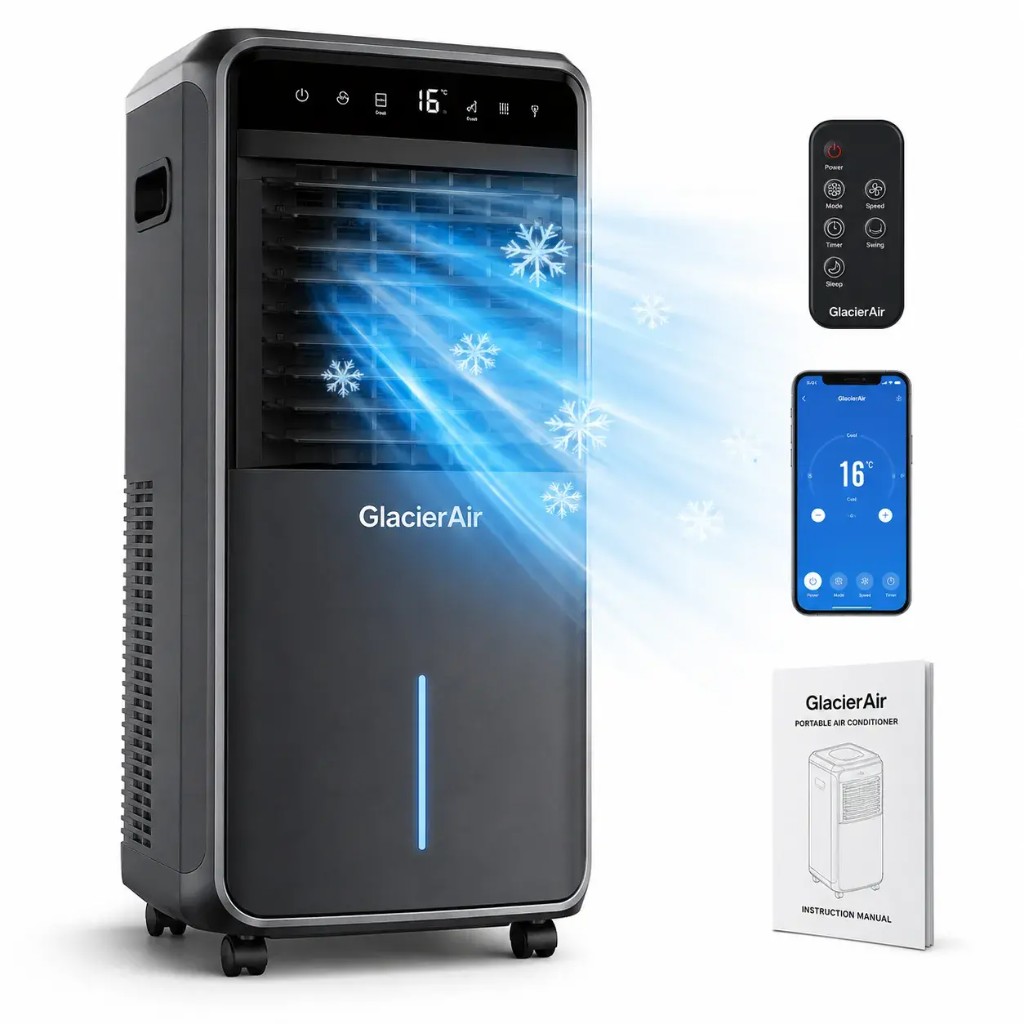GlacierAir condizionatore portatile 18.000 BTU