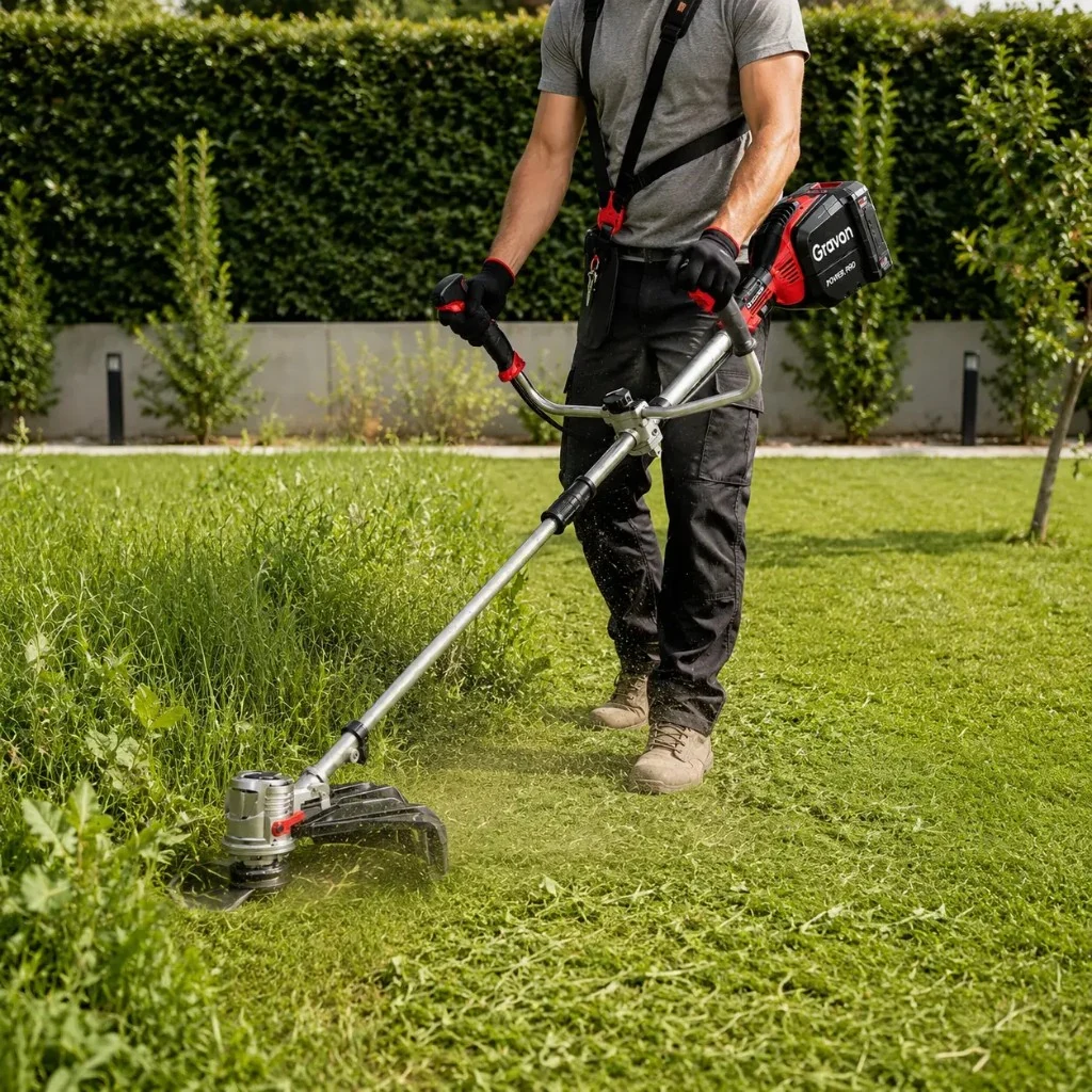 Gravon per pulire vegetazione alta e rifinire il prato